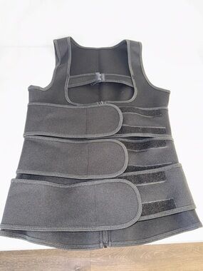 NWOT Black Neoprene Waist Trainer Vest
